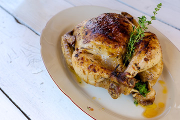 Roast chicken