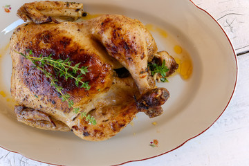 Roast chicken