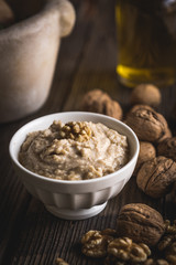 Tiypical Ligurian sauce made with nuts