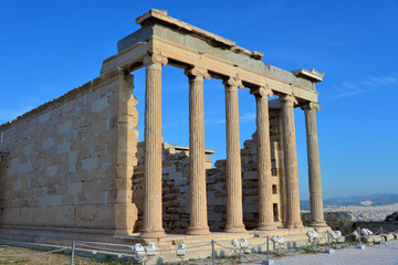 Temple de l'Erechteion sur la colline de l'Acropole