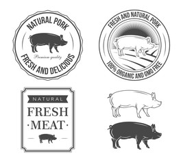 Pork labels