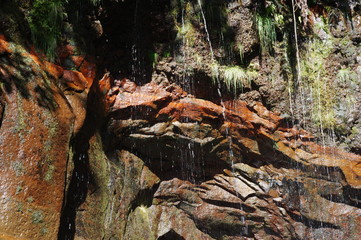 Kleiner Wasserfall auf Madeira