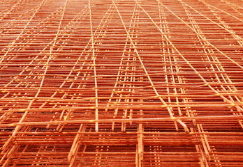 Steel Bars Stacked For Construction ,Reinforcing steel bars for building
