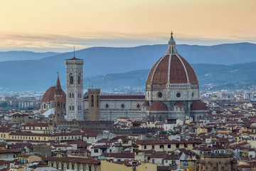 view of Florence Cathedral, Italy