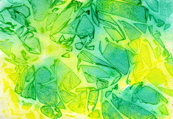 Abstract  green yellow