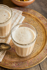 Masala Chai an Indian blend of black tea made with milk and various aromatic spices