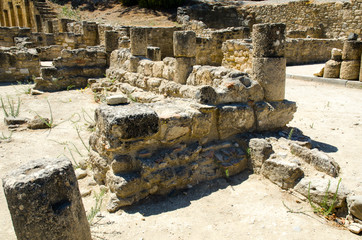 Square of ancient Kameiros