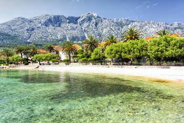 town Orebić on Peljesac peninsula in south Dalmatia, Croatia