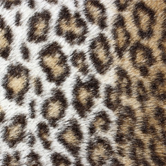 Synthetic leopard fur texture background