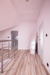 Empty lobby in unfurnished house