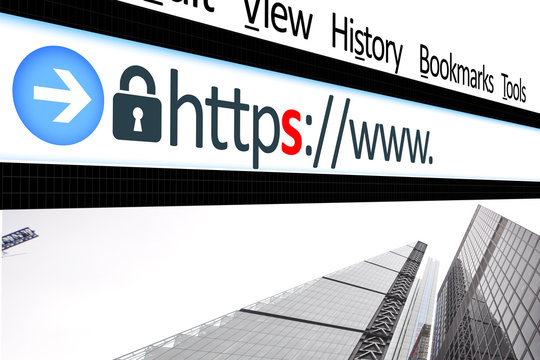 Secured connection link web browser detail