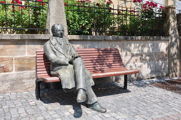 Goethe-Skulptur in Ilmenau / Thüringen