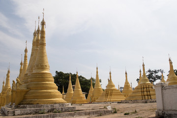 Fototapeta premium Nget Pyaw Taw Pagoda.Pindaya Caves, Myanmar