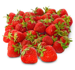  pile of strawberries closeup