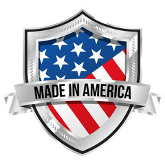 Made in America Chrome Shield - 86742424