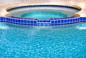 Hot Tub in a Swimming Pool