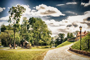 Magnificent view on the Belarus countryside