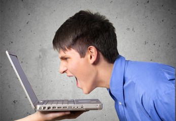 Computer, Anger, Frustration.