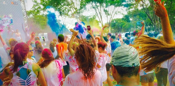 It's fantastic! colorful festival -color run