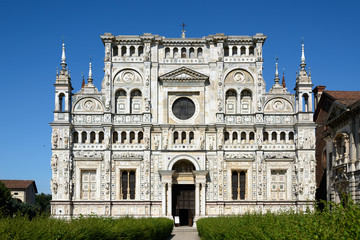 Fototapeta na wymiar Church of Certosa di Pavia