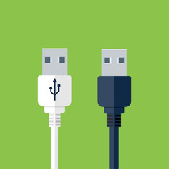 Usb plug illustration