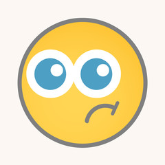 Stupid - Cartoon Smiley Vector Face