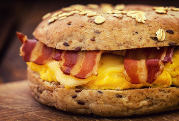 Bacon and Egg Breakfast Sandwich 
