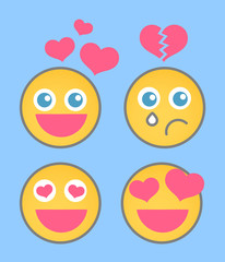 Lovestruck Smiley Set