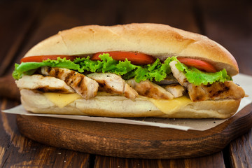 Grilled chicken sandwich - 86750490