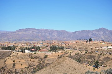 The outskirts of Sucre.