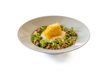 cheese and mango icecream salad