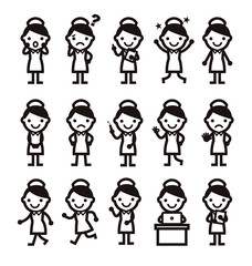 女性看護師さんアイコン