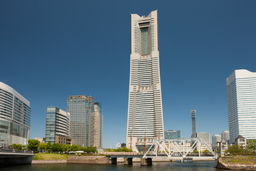 Obraz premium 横浜みなとみらい地区
