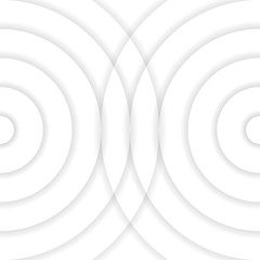 Obraz premium Abstract geometric grey circle background with shadows