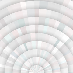 Naklejka premium Abstract gray white shining circle tunnel vector background