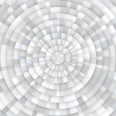 Naklejka premium Abstract gray white shining circle tunnel vector background
