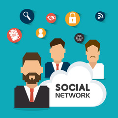 Social network design.