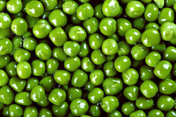 background of green peas