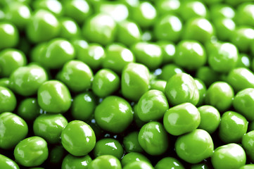 background of green peas