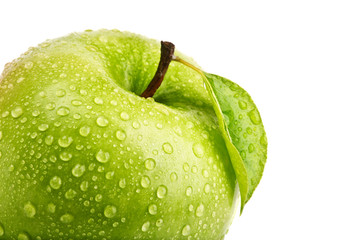 isolated green apple