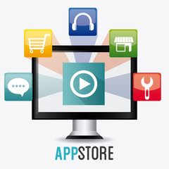 App store digital design.