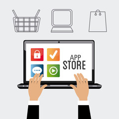 App store digital design.