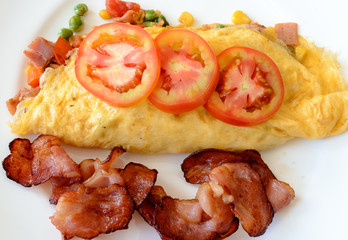 Omelette With Bacon