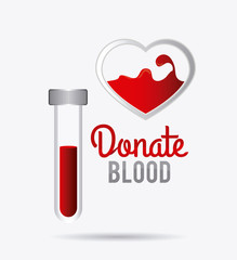 Blood donation design.