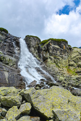 Fototapeta na wymiar Skok waterfall, High Tatras in Slovakia
