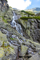 Skok waterfall, High Tatras in Slovakia