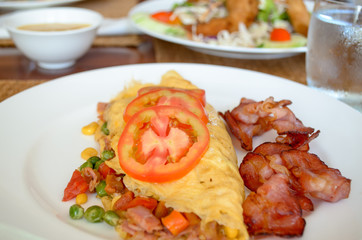 Omelette With Bacon