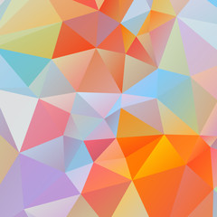 Obraz premium Abstract geometric background of triangular polygons