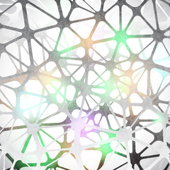 Naklejka premium neuron cells structure