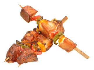 Cooked Pork Kebabs